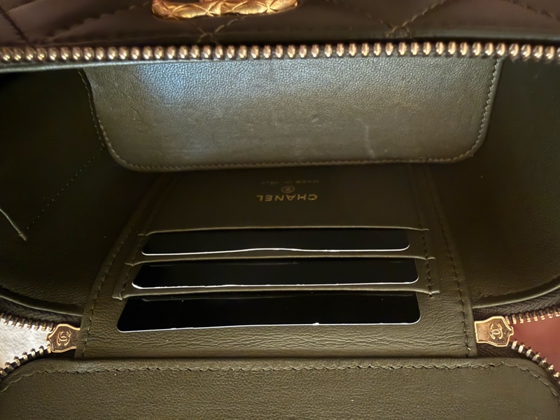 CHANEL Vanity Case Handle 斜背 化妝箱 晶片款-4