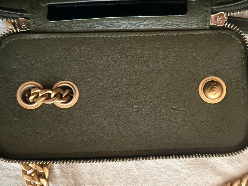 CHANEL Vanity Case Handle 斜背 化妝箱 晶片款-5