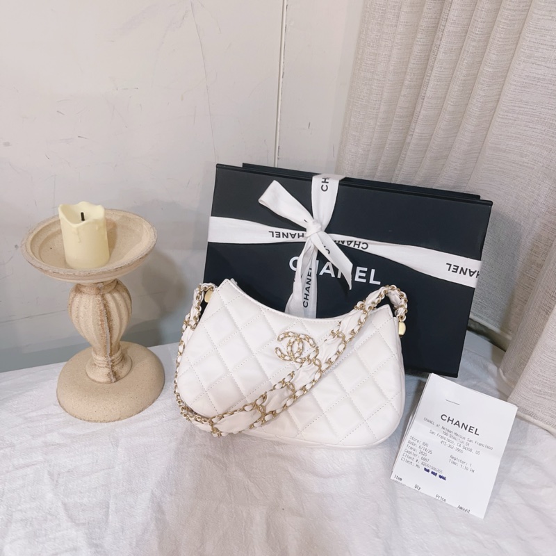 ෆ Chanel 23k Hobo腋下包🤍🈶購證-1
