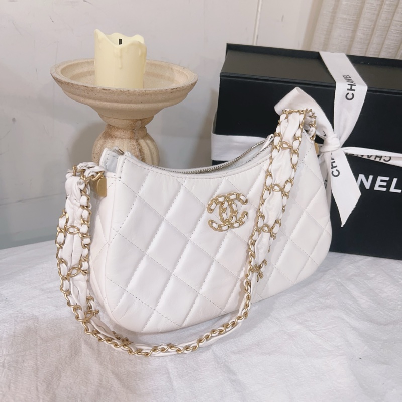 ෆ Chanel 23k Hobo腋下包🤍🈶購證-2