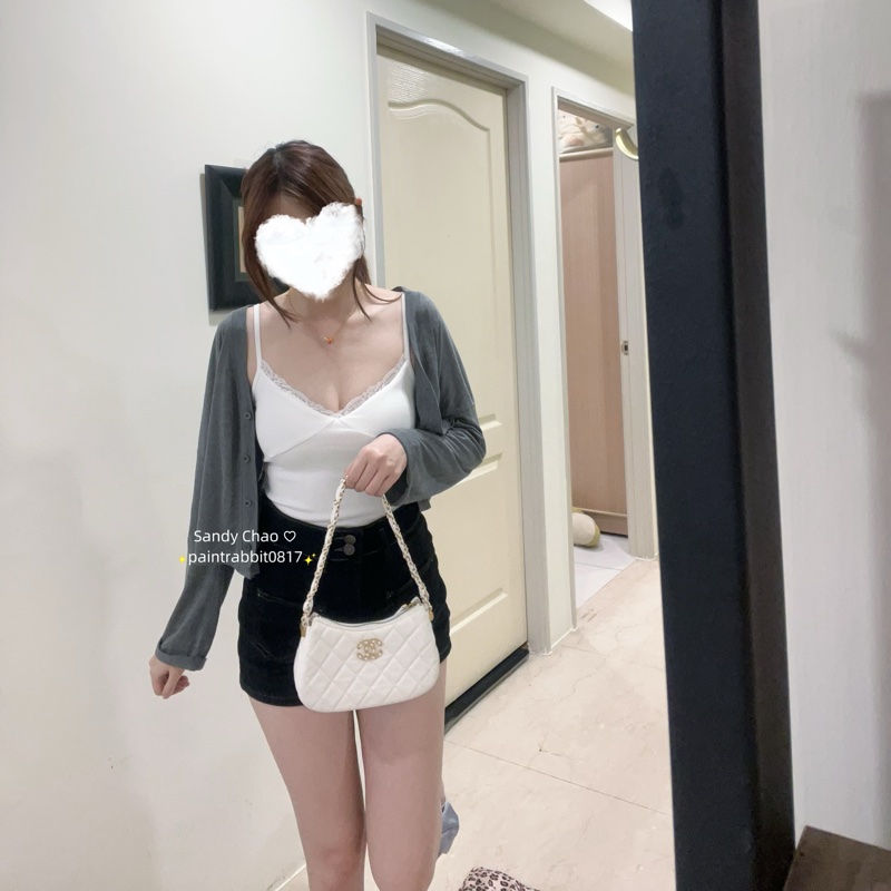 ෆ Chanel 23k Hobo腋下包🤍🈶購證-8