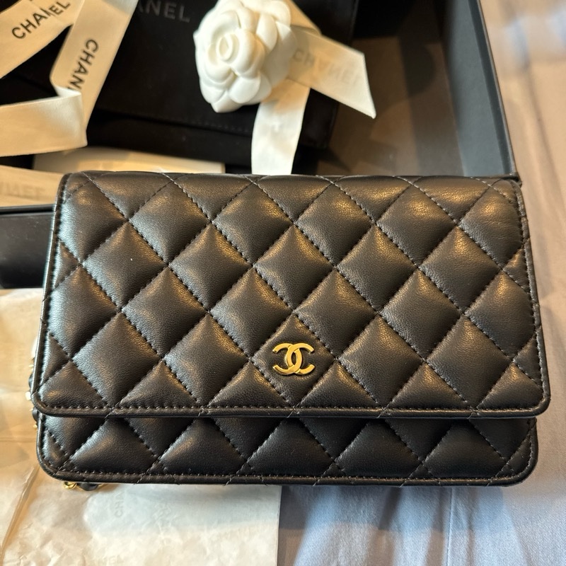 Chanel WOC黑金-6
