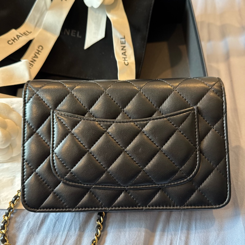 Chanel WOC黑金-7