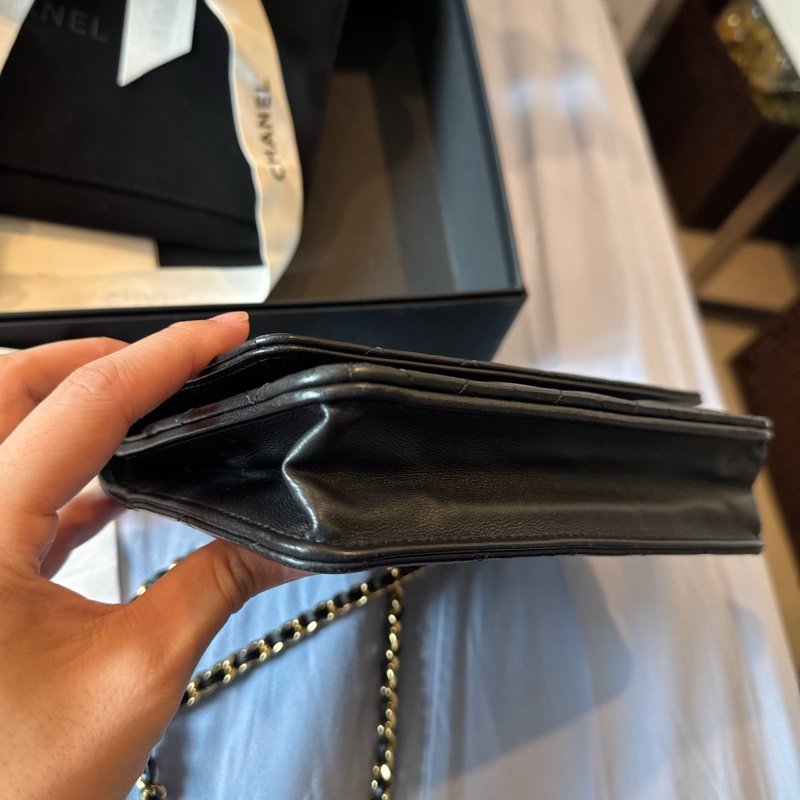 Chanel WOC黑金-8