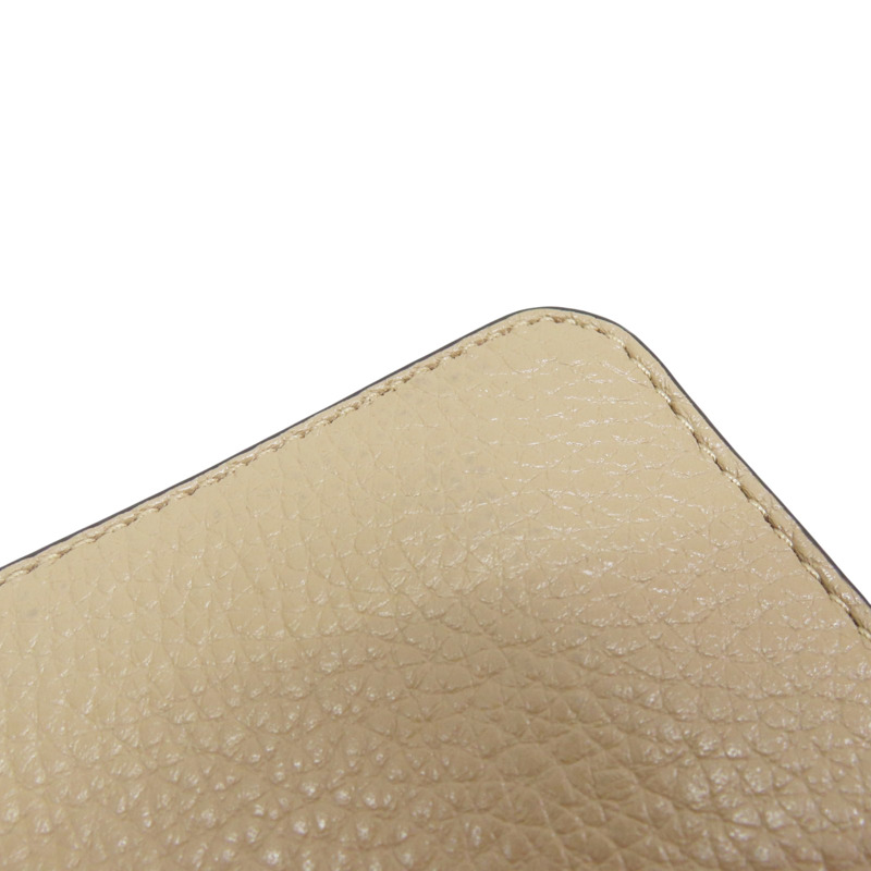 卡其色 牛皮 拉鍊長夾【COACH 寇馳】-12