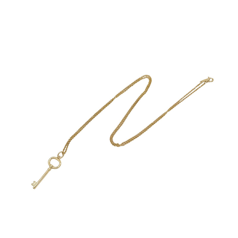 18K黃金 鑰匙墜飾 項鍊【Tiffany & Co 蒂芬妮】-4