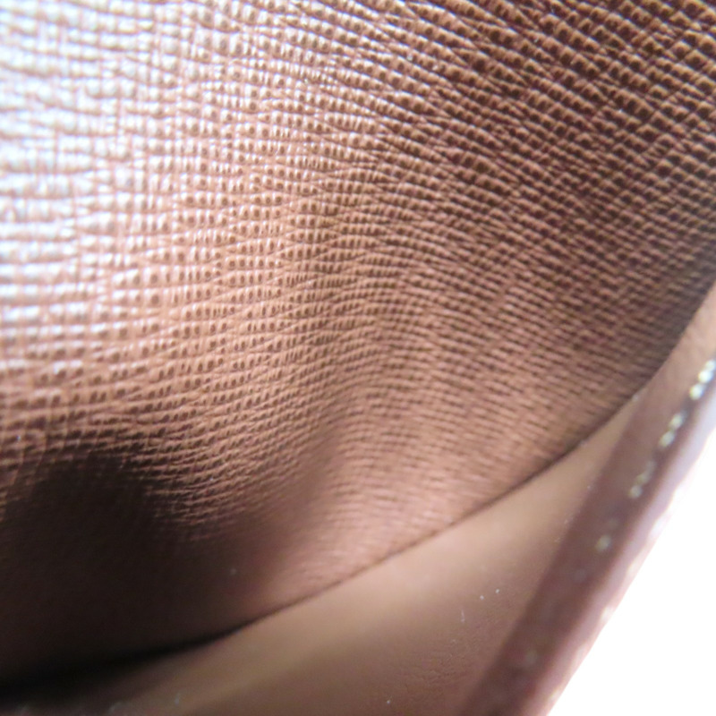 棕色 原花帆布 三折 Victorine 扣式短夾【LOUIS VUITTON LV 路易威登】 M62472-6