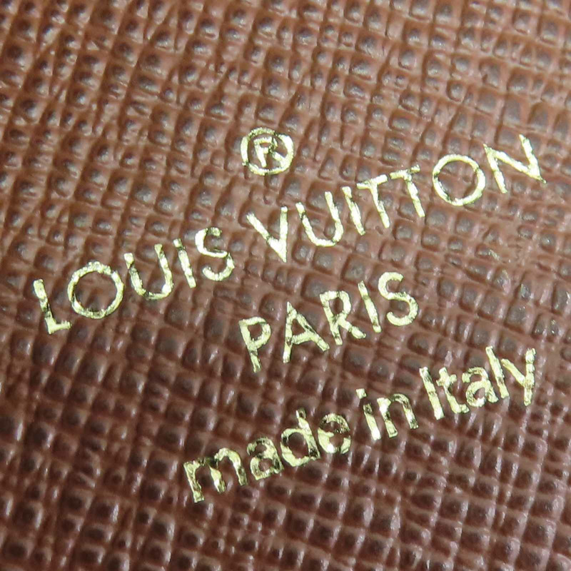 棕色 原花帆布 三折 Victorine 扣式短夾【LOUIS VUITTON LV 路易威登】 M62472-9