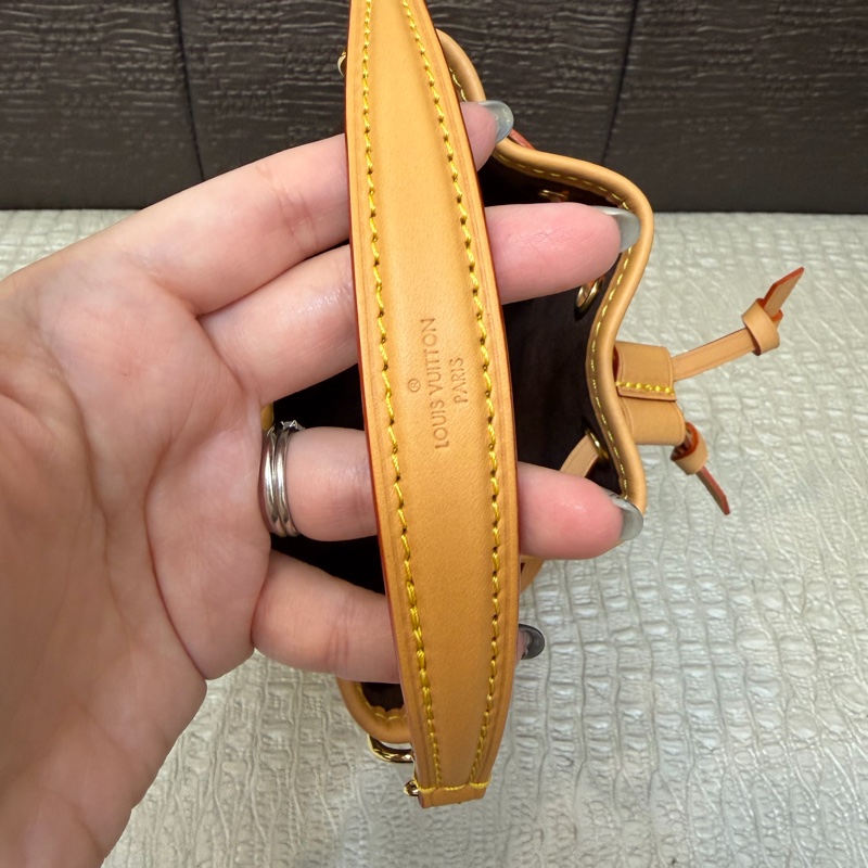 LV 原花金釦Nano Noe水桶包M81266-8
