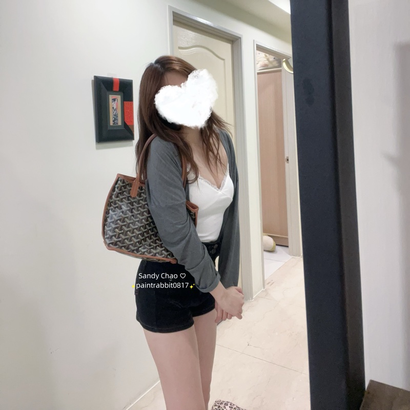 ෆ Goyard Mini Tote 焦糖黑-2