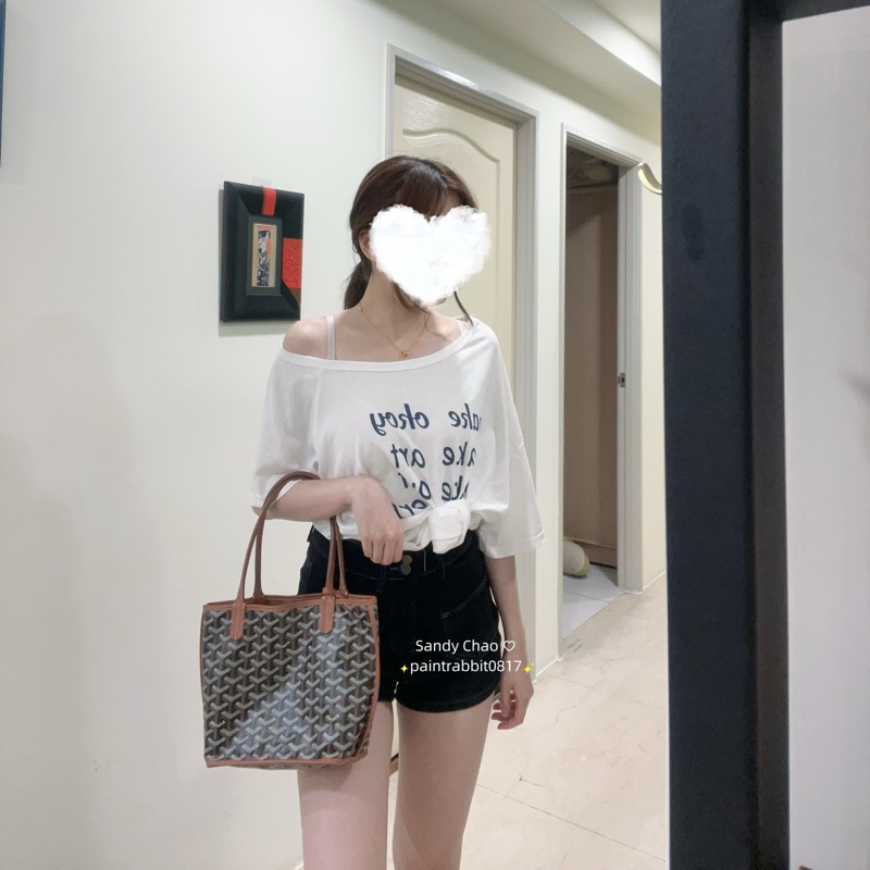 ෆ Goyard Mini Tote 焦糖黑-6