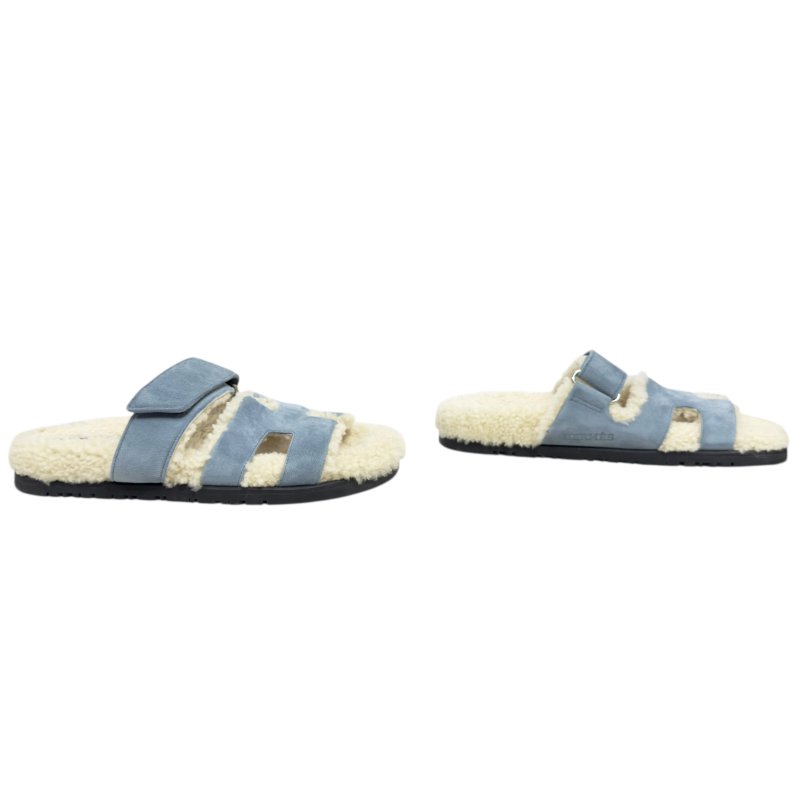 HERMES Chypre 毛毛 二舅鞋-3