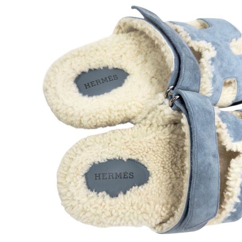 HERMES Chypre 毛毛 二舅鞋-7