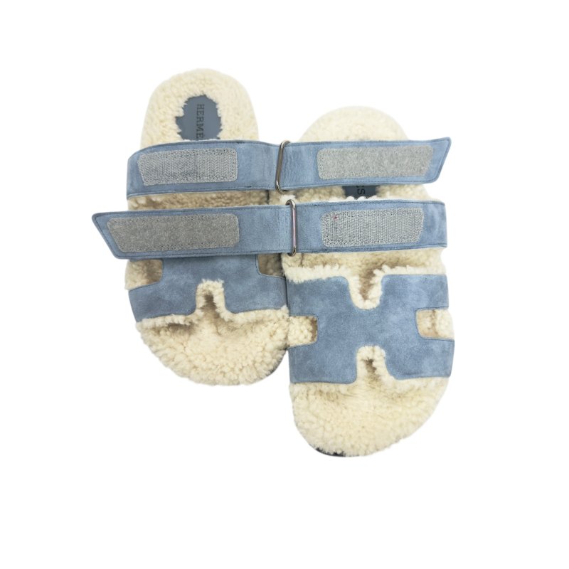 HERMES Chypre 毛毛 二舅鞋-11