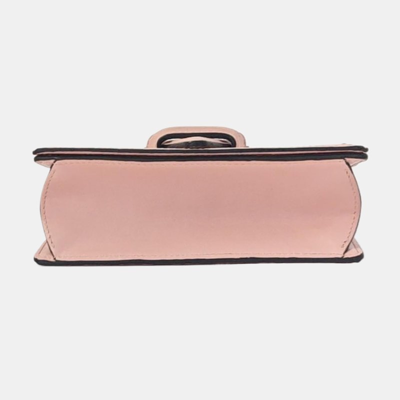 LOEWE Barcelona 多色牛皮單肩包斜挎包 銀色五金 可拆卸肩帶 9.8新-5