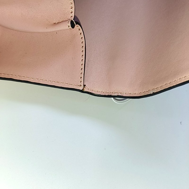 LOEWE Barcelona 多色牛皮單肩包斜挎包 銀色五金 可拆卸肩帶 9.8新-8