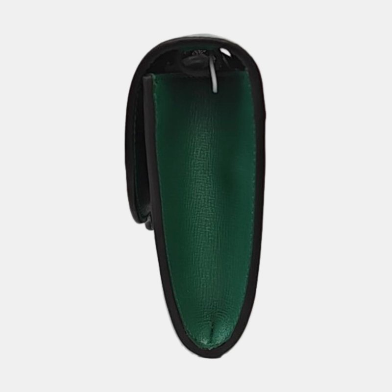 GUCCI Horsebit 1955 迷你綠色皮革馬銜扣單肩包斜挎包 綠色五金可拆卸肩帶 9.8新-2