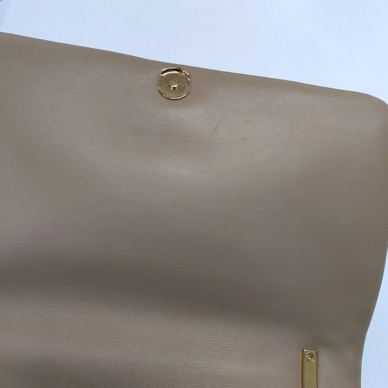 BURBERRY Lola 小號 卡其色織物絎縫斜挎包單肩包 金色五金-8