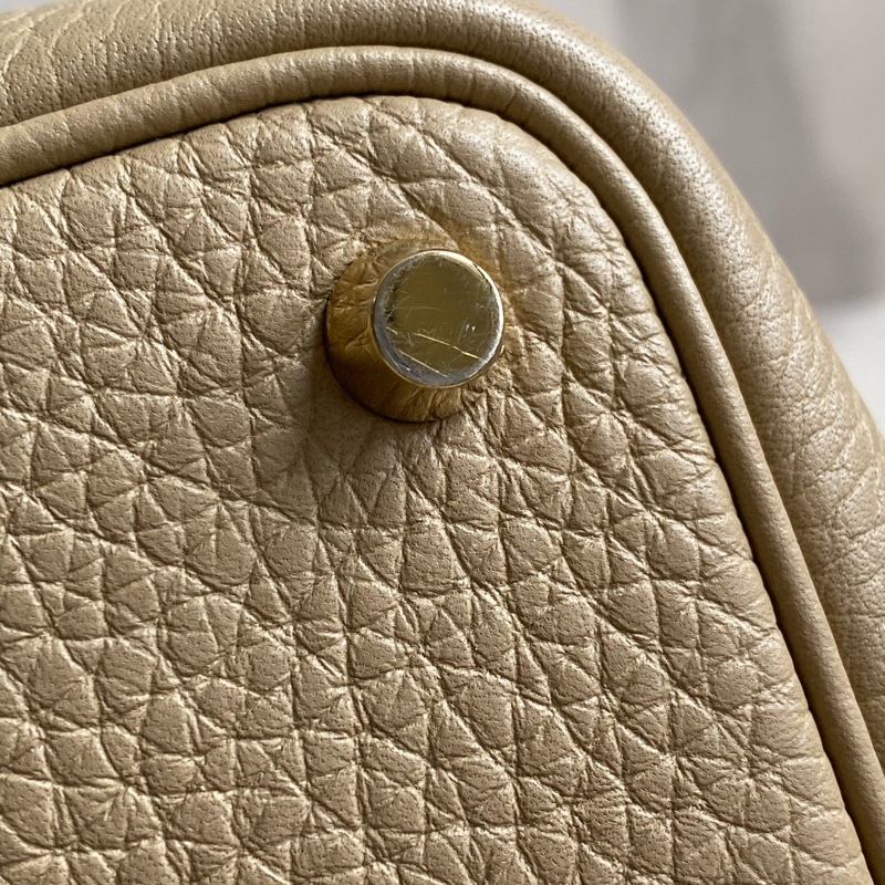 ®️Hermes p18菜籃子 奶茶色-22