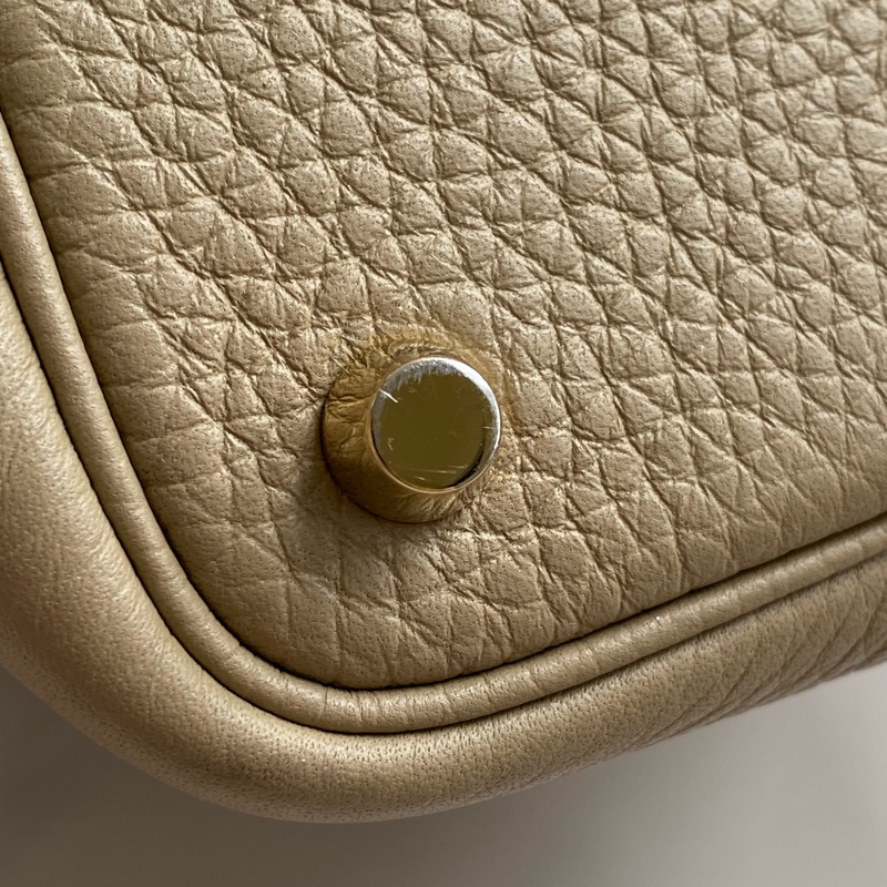 ®️Hermes p18菜籃子 奶茶色-23