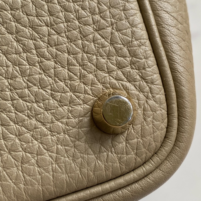 ®️Hermes p18菜籃子 奶茶色-24