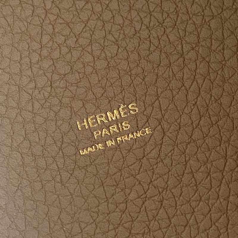 ®️Hermes p18菜籃子 奶茶色-26
