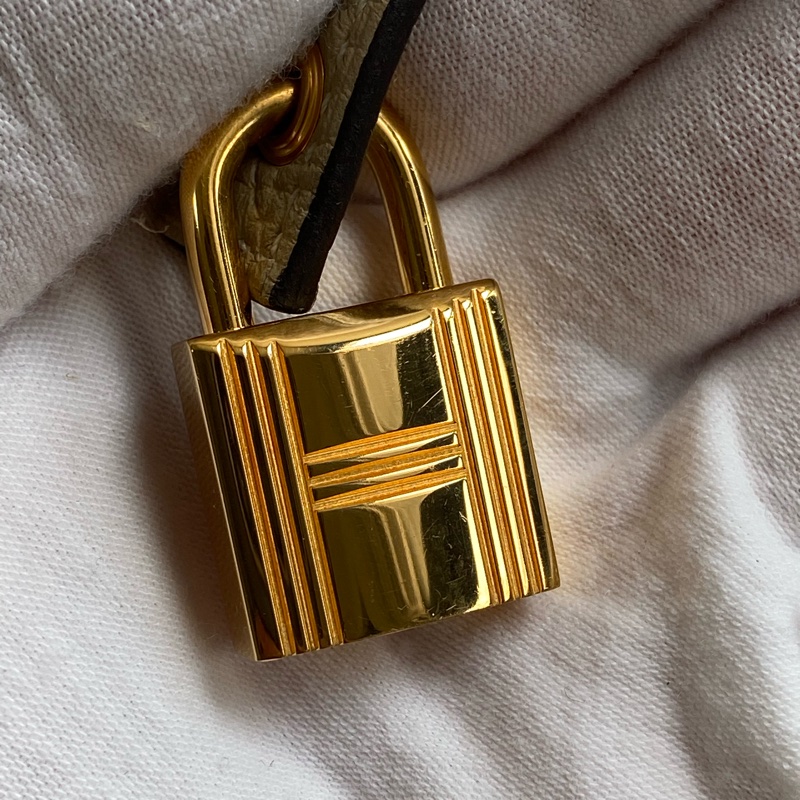 ®️Hermes p18菜籃子 奶茶色-32