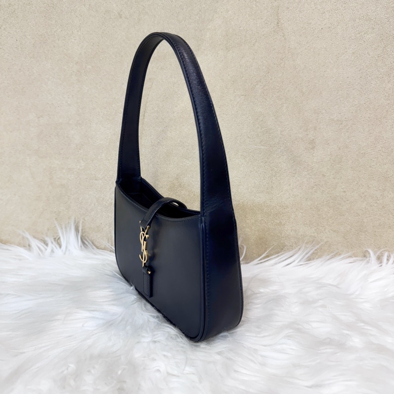 YSL Mini LE5A7 黑滑面牛皮手提包-3