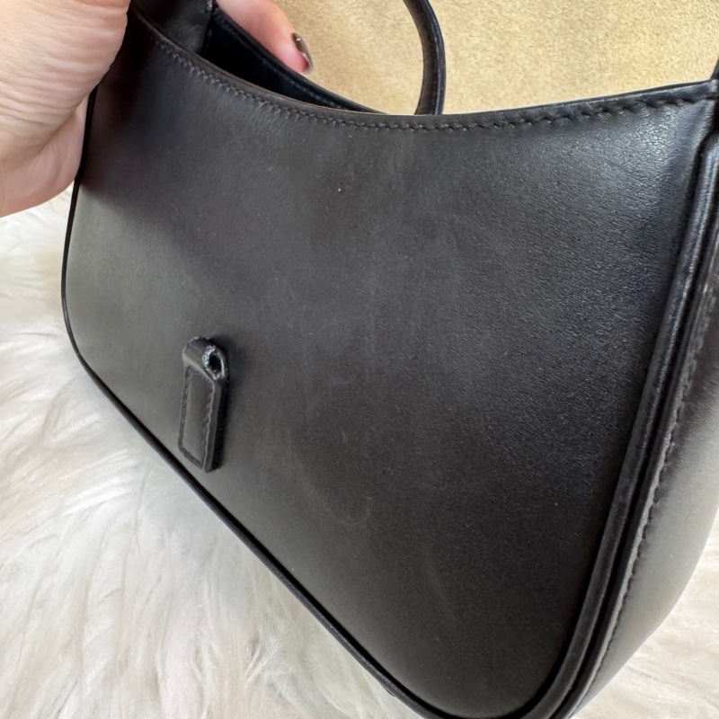 YSL Mini LE5A7 黑滑面牛皮手提包-14