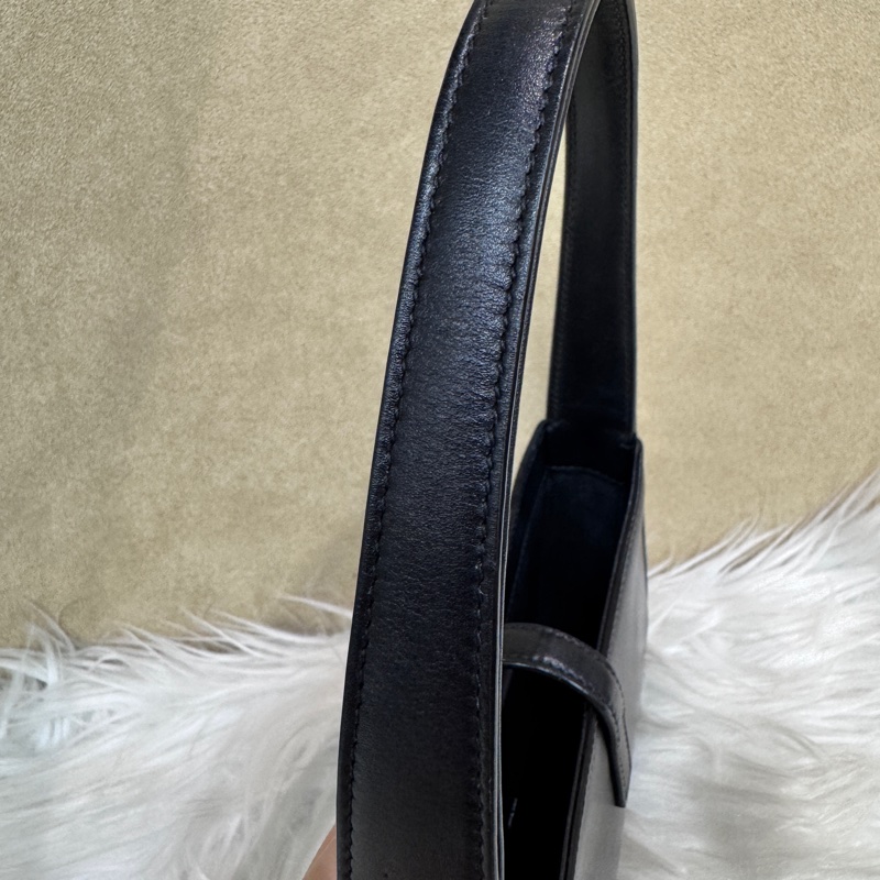 YSL Mini LE5A7 黑滑面牛皮手提包-20