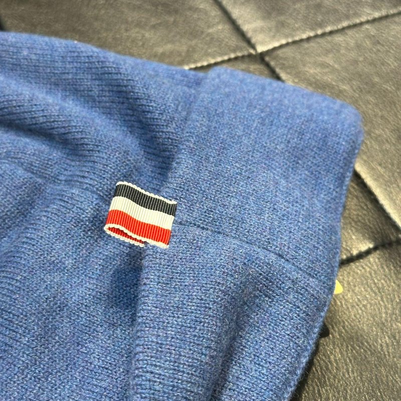 💎Han's house精品服飾💎THom Browne TB 100% 初剪美利奴 羊毛 毛帽 帽子 現貨 原價9900-4