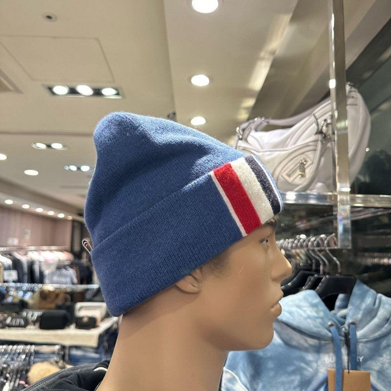 💎Han's house精品服飾💎THom Browne TB 100% 初剪美利奴 羊毛 毛帽 帽子 現貨 原價9900-5