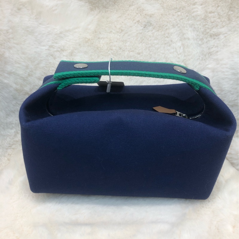 Hermes 藍色飯盒袋 (細) XB879-1