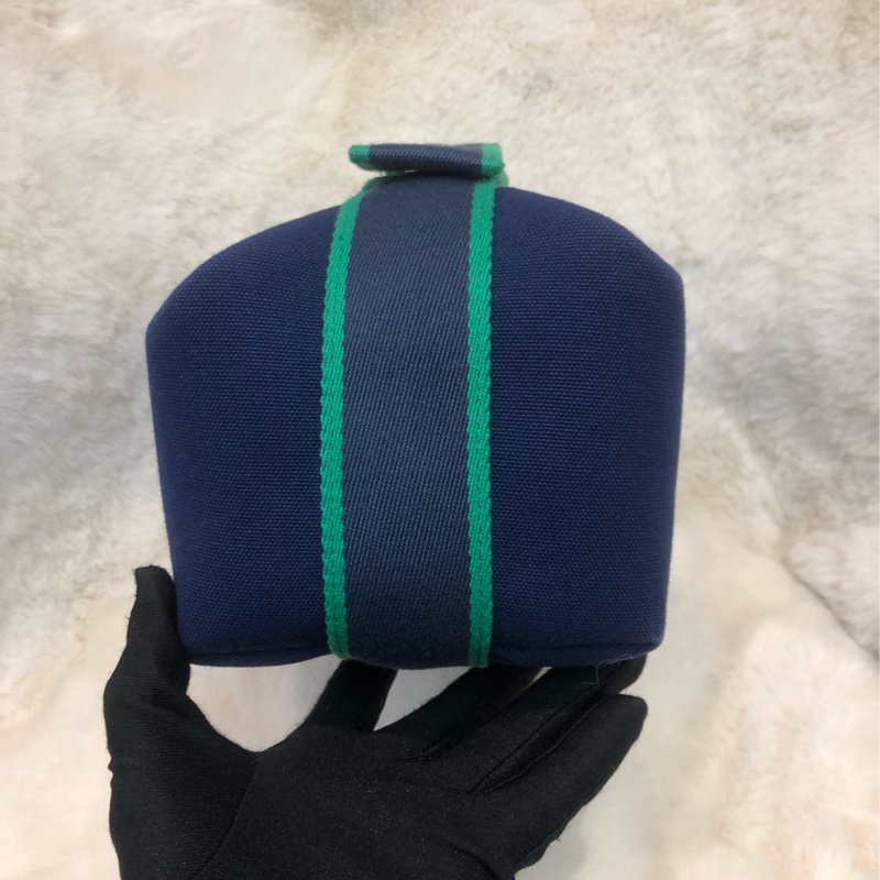 Hermes 藍色飯盒袋 (細) XB879-3