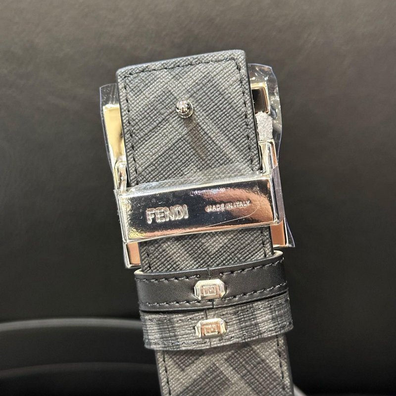 💎Han's house精品服飾💎Fendi 芬迪 雙面用 皮帶 寬 3.5 CM 意大利製 現貨 90 ~ 100 原價19400-3