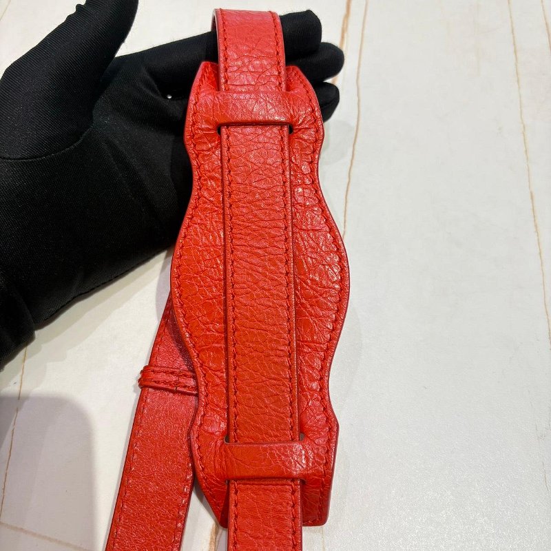 *SHIHNA名牌精品* Balenciaga 經典Giant Mini City金釦機車包 橘紅色-6