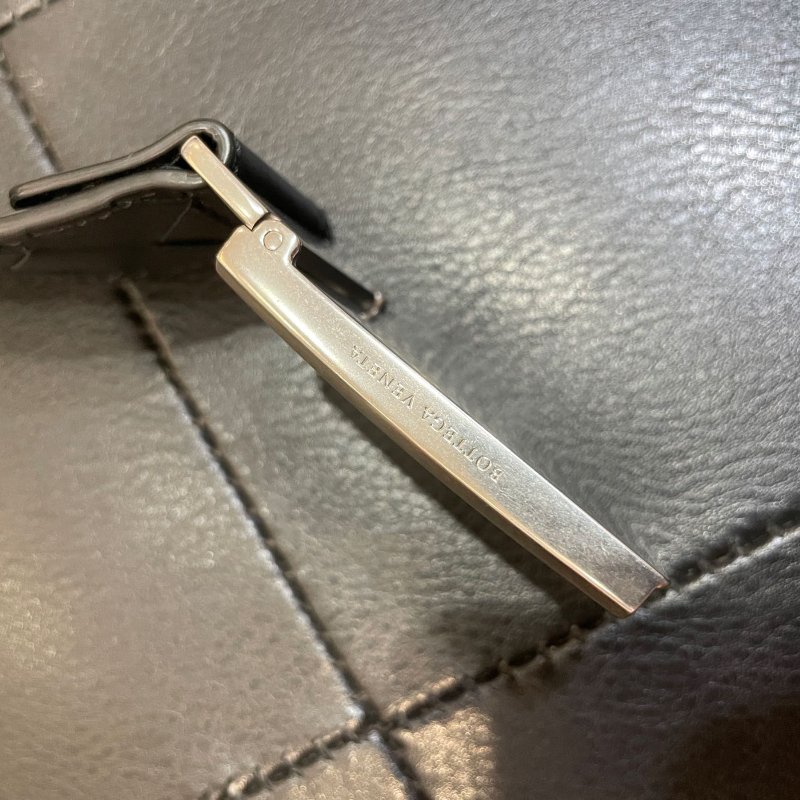 💎Han's house精品服飾💎 BOTTEGA VENETA BV 黑色 編織 皮帶 真皮 90 ~ 120-1