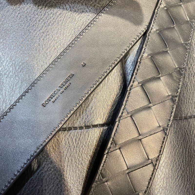 💎Han's house精品服飾💎 BOTTEGA VENETA BV 黑色 編織 皮帶 真皮 90 ~ 120-2