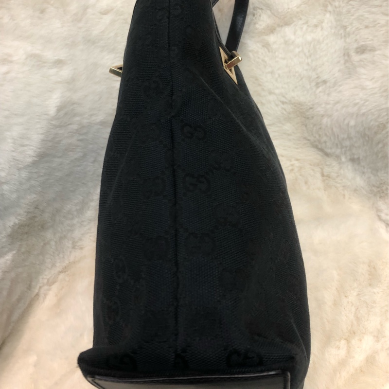 Gucci 黑色老花小Tote Bag O246-2