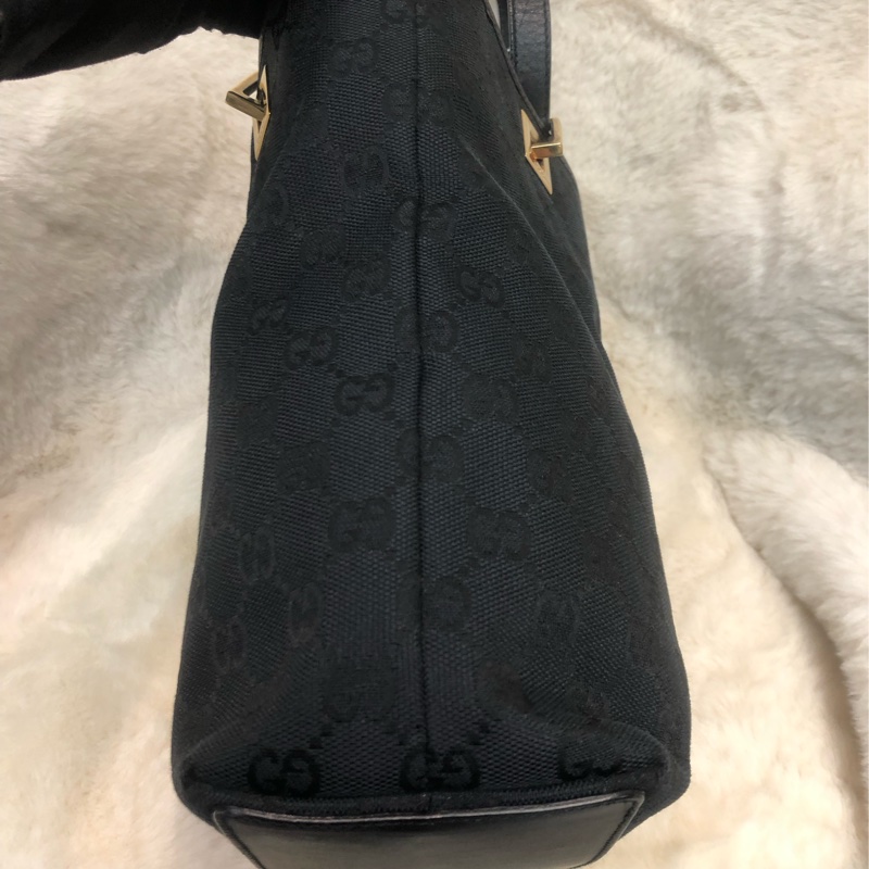Gucci 黑色老花小Tote Bag O246-3