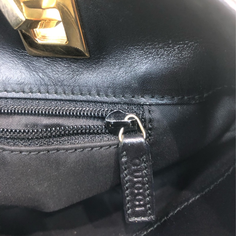 Gucci 黑色老花小Tote Bag O246-9