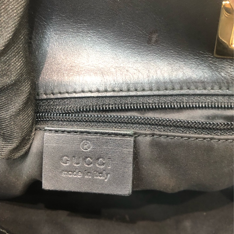 Gucci 黑色老花小Tote Bag O246-12