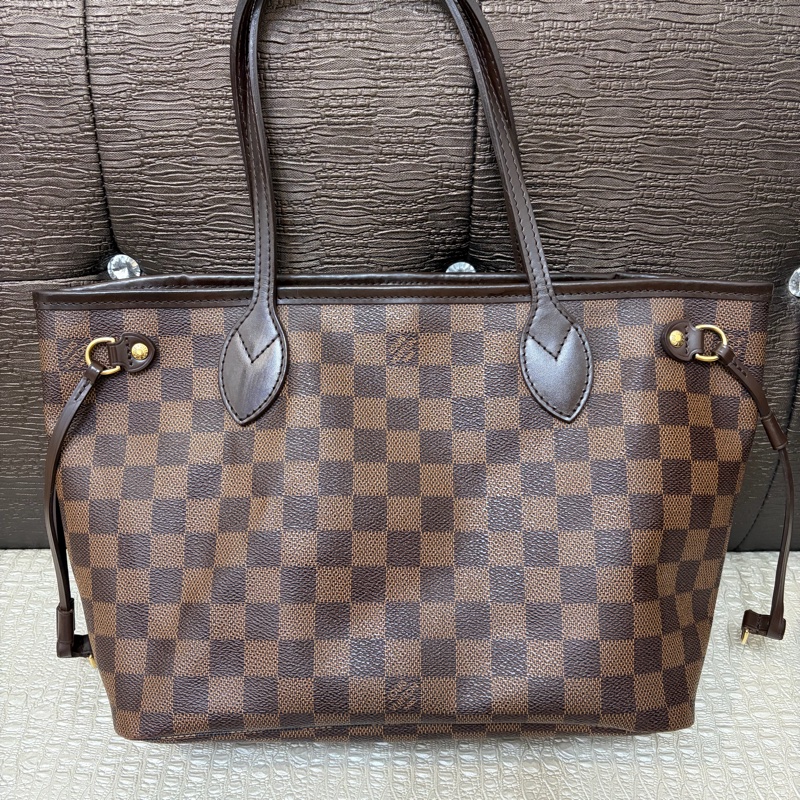 LV 咖色棋盤格Neverfull PM-0