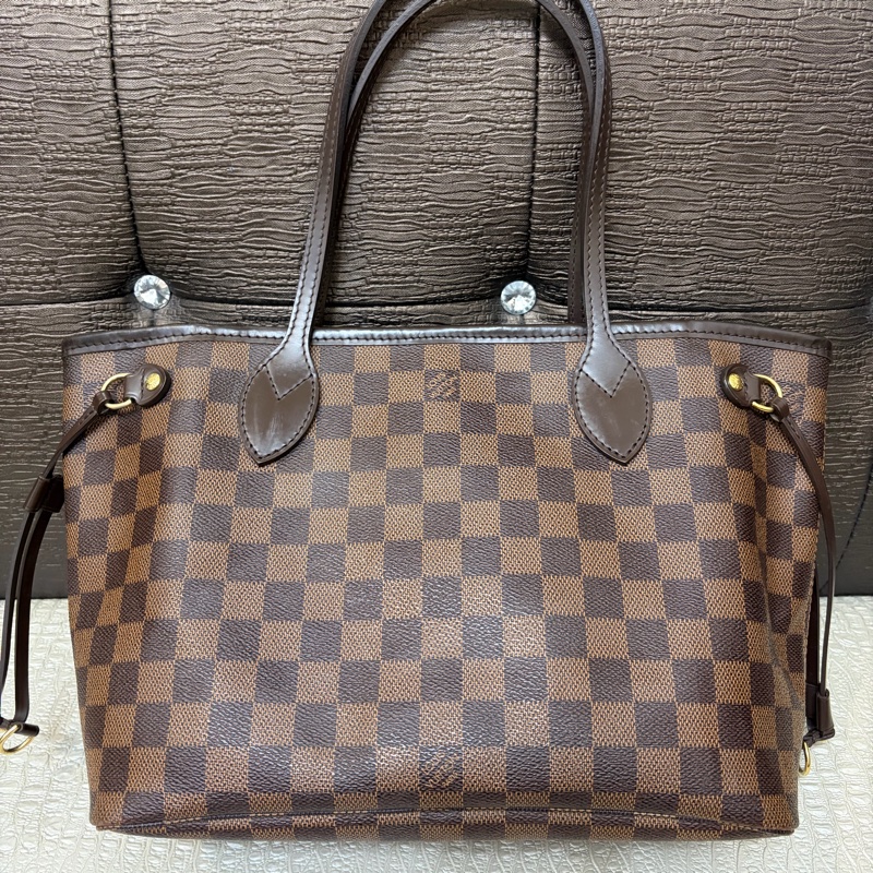 LV 咖色棋盤格Neverfull PM-1