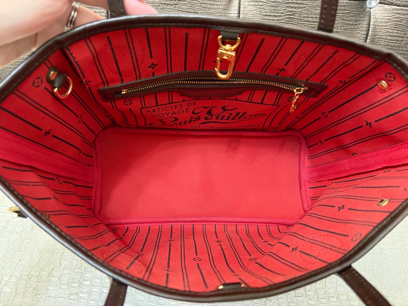 LV 咖色棋盤格Neverfull PM-7