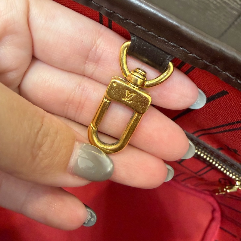 LV 咖色棋盤格Neverfull PM-8