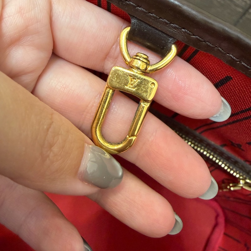 LV 咖色棋盤格Neverfull PM-9