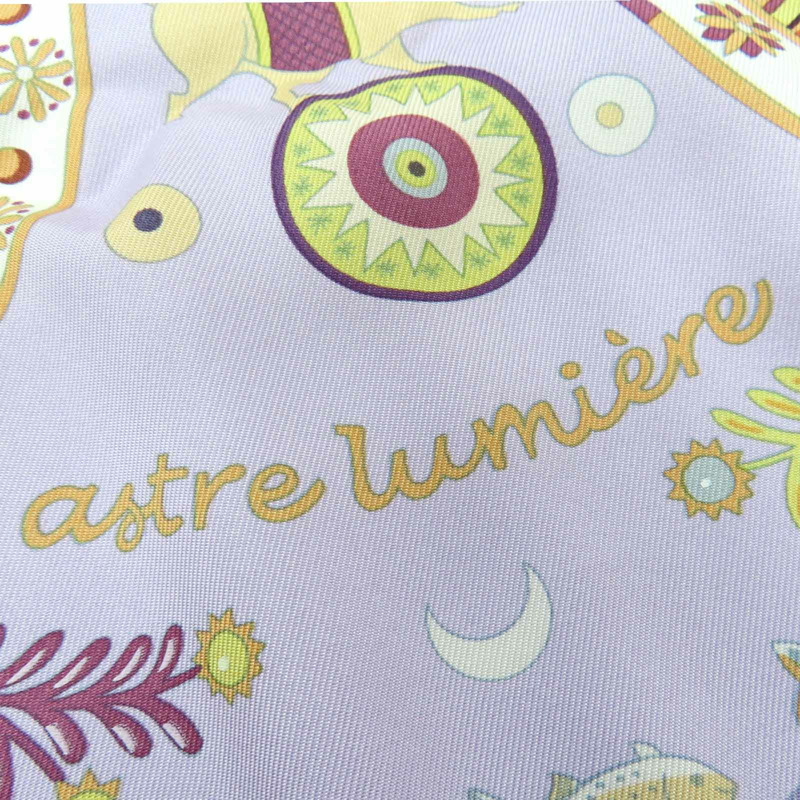 紫色 Escales Méditerranéennes 絲綢 絲巾 90x90【HERMES 愛馬仕】-11