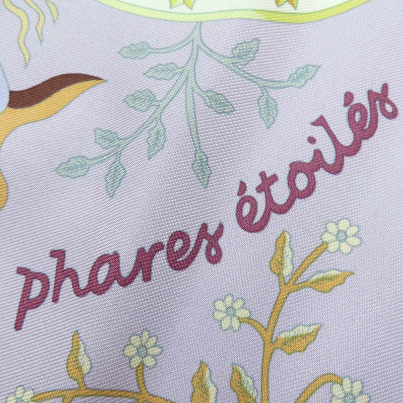 紫色 Escales Méditerranéennes 絲綢 絲巾 90x90【HERMES 愛馬仕】-13