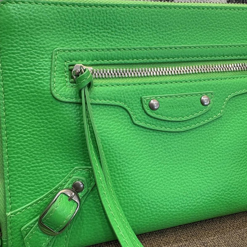 *SHIHNA名牌精品* Balenciaga Neo Classic City 小手拿 螢光綠-1